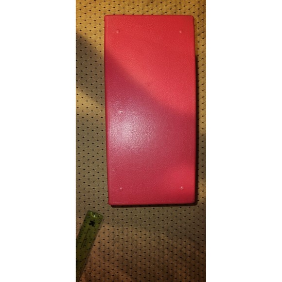 Plano 2000 Series Red Fishing Box 2 Tier Tackle Boite A Peche 1980s Vintage - Picture 10 of 10